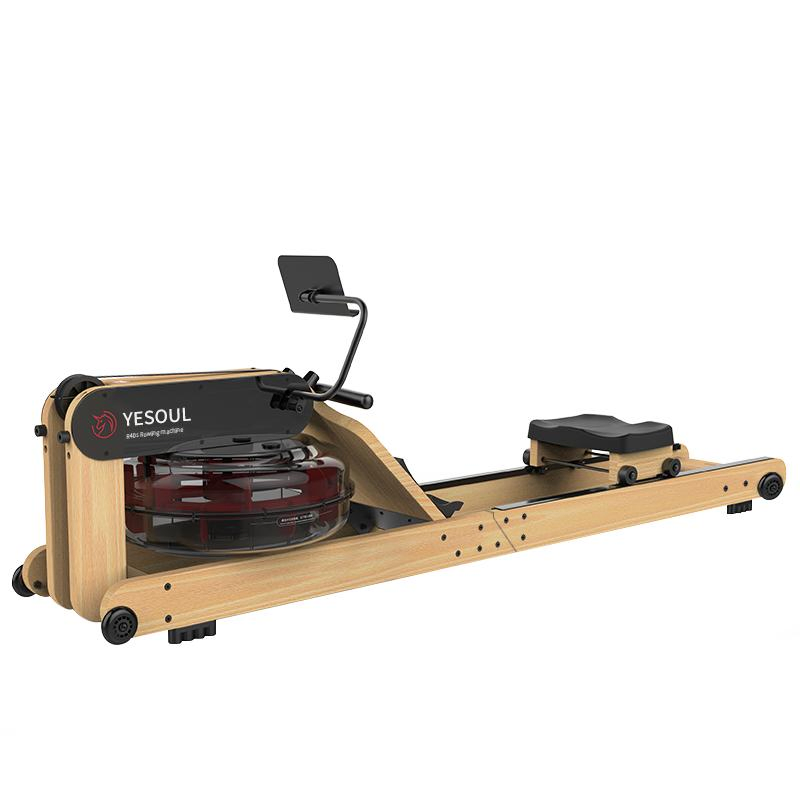 Yesoul Home Exercise Cardio Workout Foldable Water Wood Rowing Machine