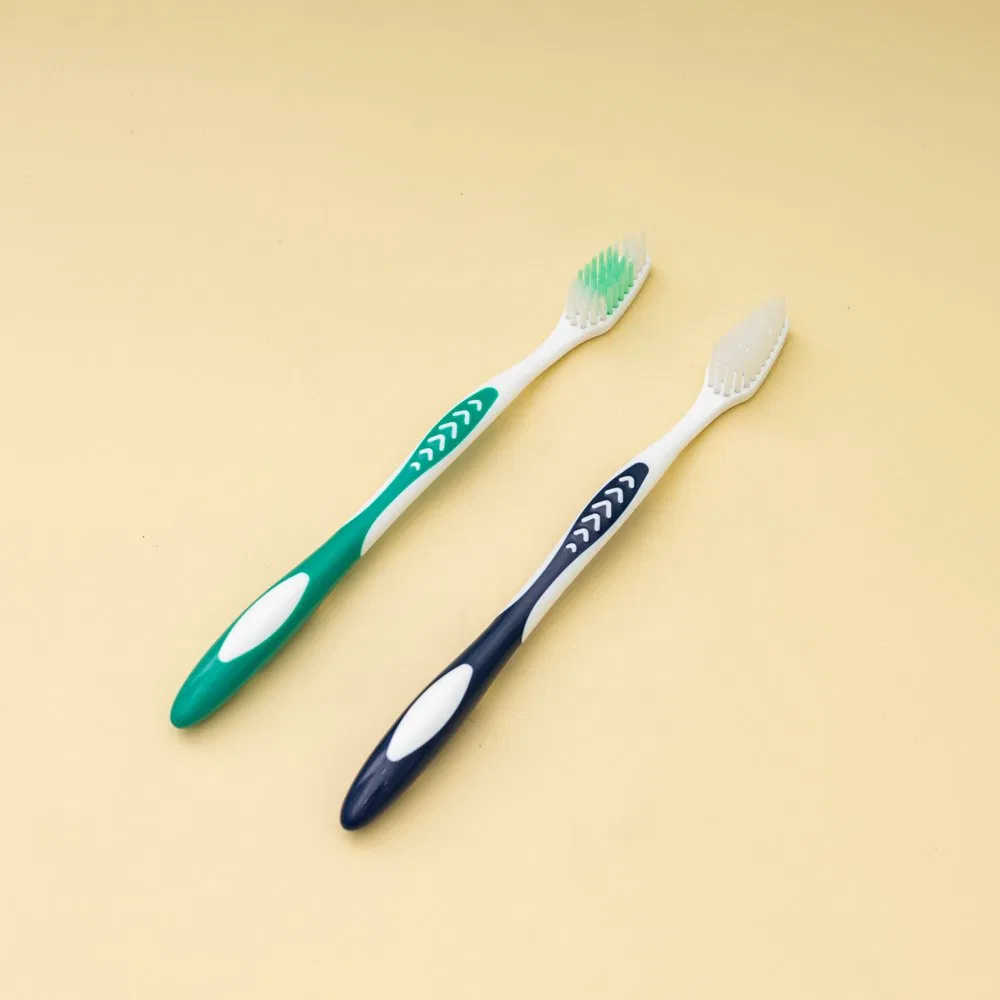 Customizable Oral Care Small Soft Anti-Slip Handle Adult Manual Toothbrush