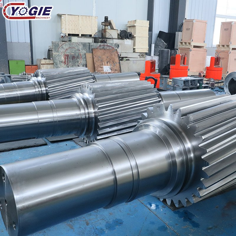 Custom Precision Double Helical Pinion Shaft for CNC Machining