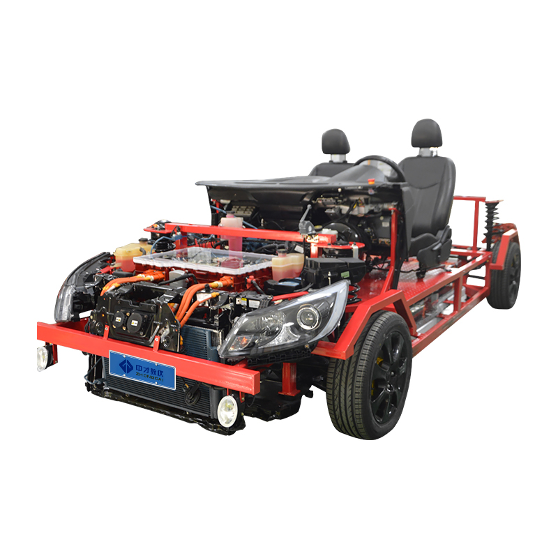 Automotive Education Whole Vehicle Red Chassis Training Platform Equipment