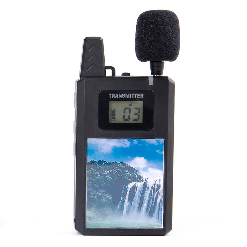 Wireless Audio Guide System for Conference Tourism Visit Factory UHF Long Endurance
