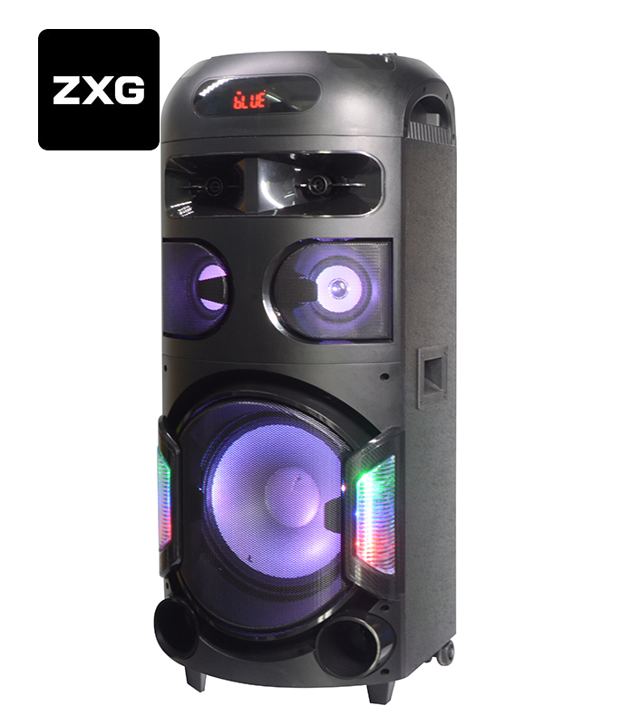 High Power Active Line Array DJ Sound Box Best Trolley PA Battery Bluetooth Speaker System with Micro Remote Control Sound Equipment Speakers Cabinet Karaoke