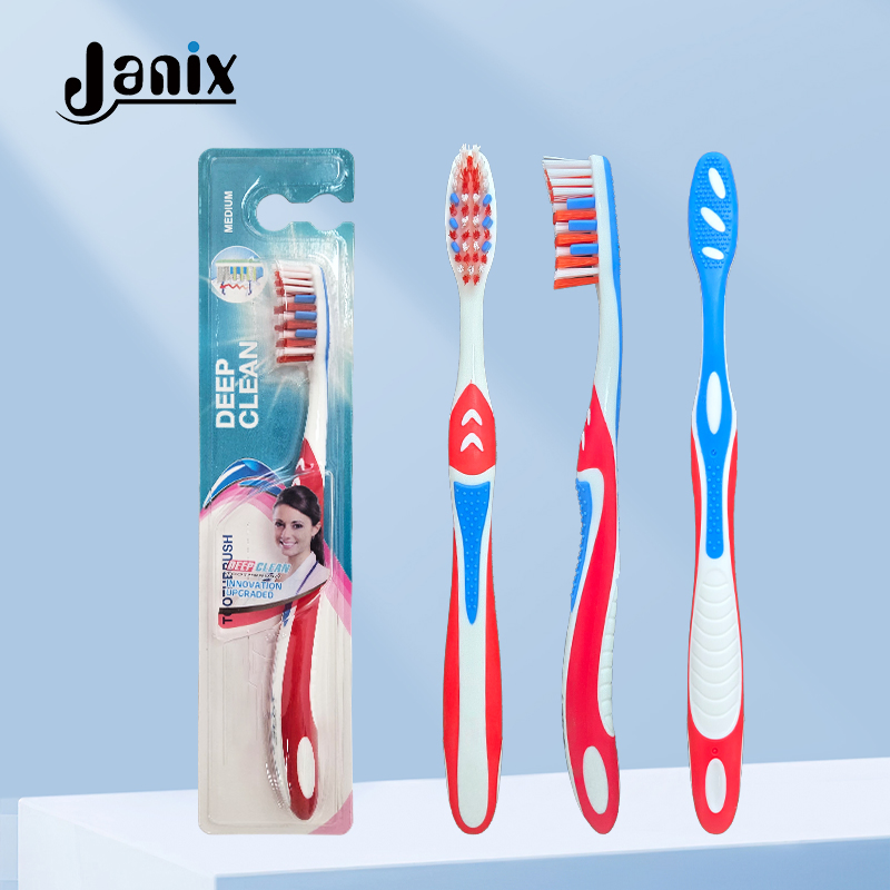 Premium Manual Toothbrush with Custom Logo Packaging Options
