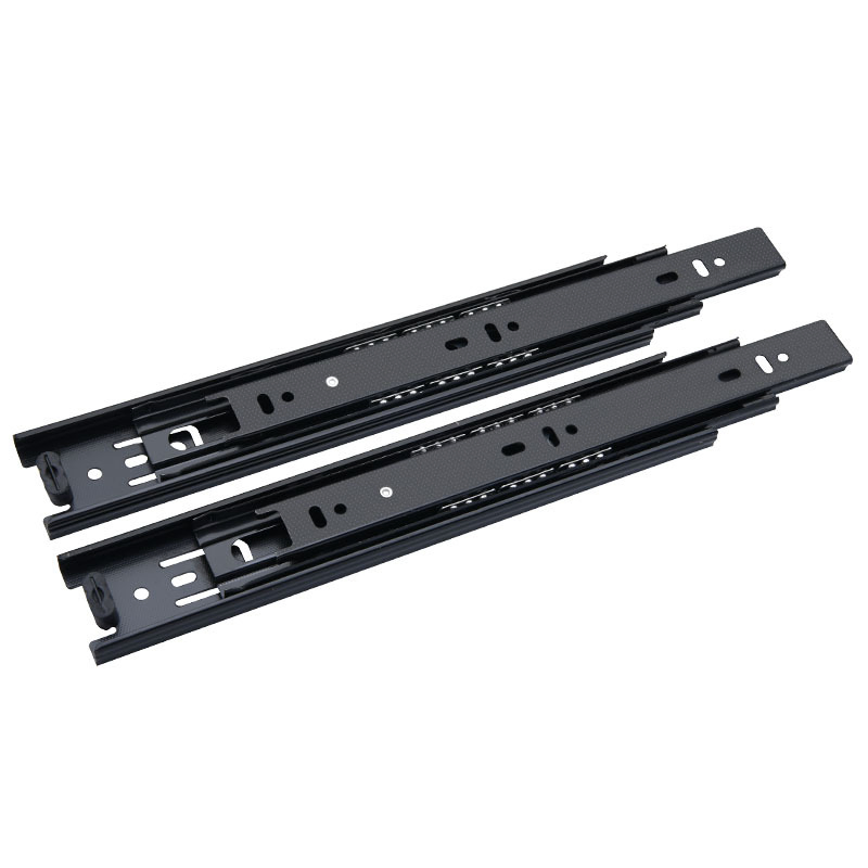 Metal Cabinet Drawer Slide Telescopic Channel Slide Kitchen Heavy Duty Full Extension Ball Bearing Drawer Slide