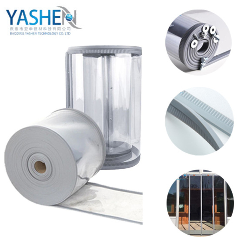 Multi-Functional Colorful Magnetic Self-Priming PVC Door Curtain