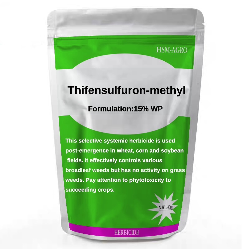 Weed Killer Thifensulfuron-Methyl 15%Wp CAS 79277-27-3 Used in Wheat Field