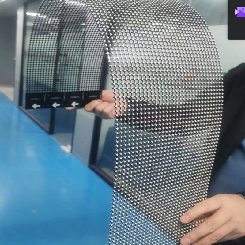 3D Indoor LED Flexible Transparent Display LED Video Wall Screen P3.91 P6.25 Holographic LED Screen
