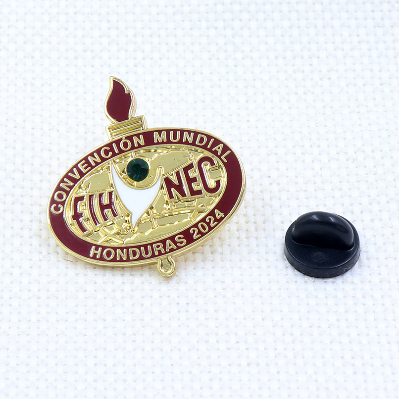 Most Popular Pin Custom Promotional Gold Metal Enamel Logo Italy Anchor Badge Button Pins Badge