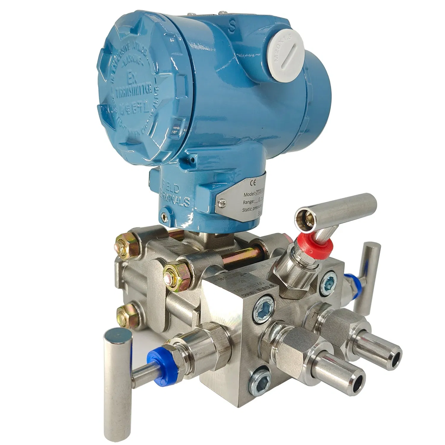Differential Pressure Transmitter with Range 0-3MPa 4-20mA Hart 0.075% for Industrial Production