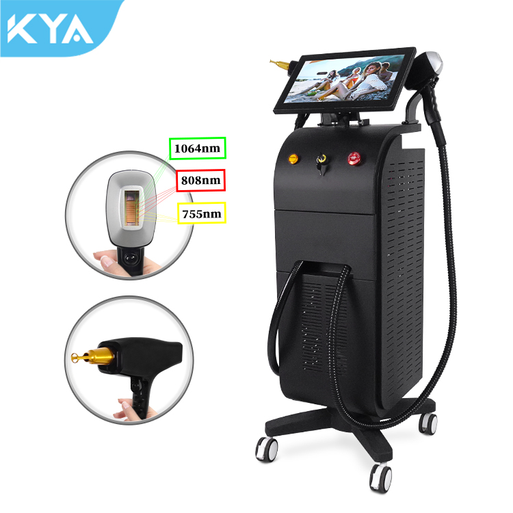 Ice Titanium 755/808/1064 Painless Diode Laser Hair Removal Permanent Diode Laser Machine