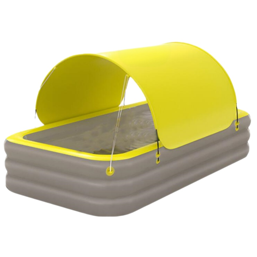 Large Outdoor Inflatable Swimming Pool with Canopyfamily Children's Swimming Pool Play Pool