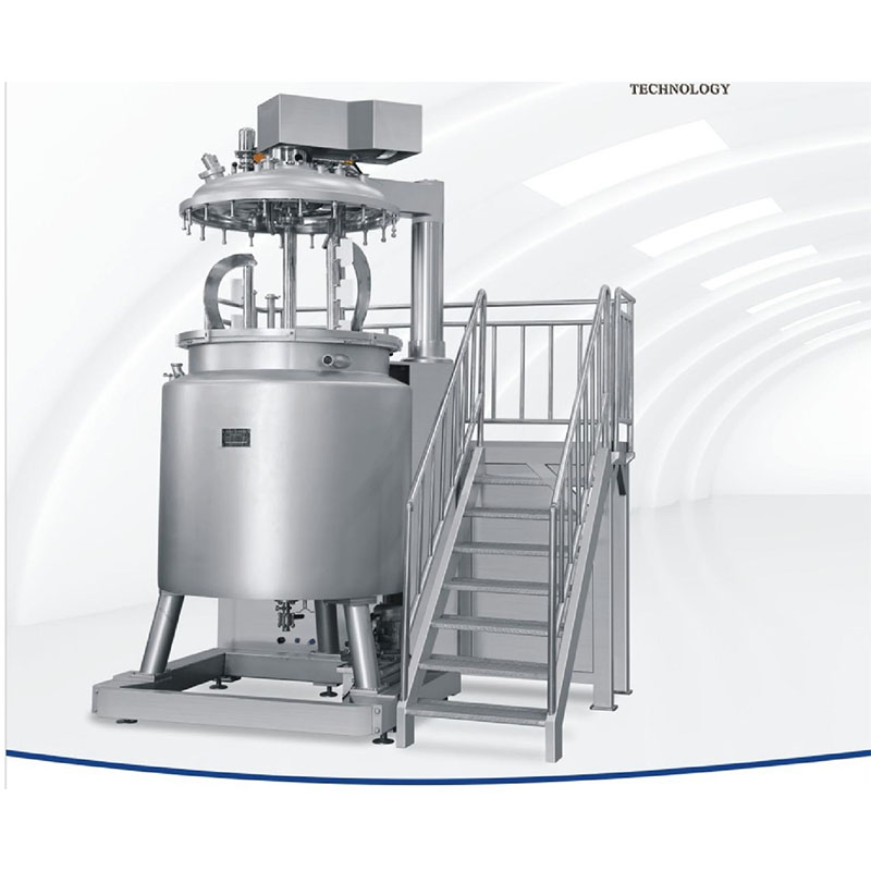 High Shear Mixing Homogenizer Cosmetic Cream Vacuum Emulsifying Mixer