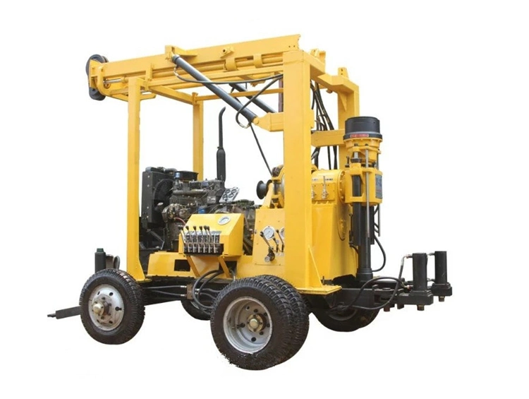 Diamond Bits Portable Borehole Water Well Drilling Rig Machine