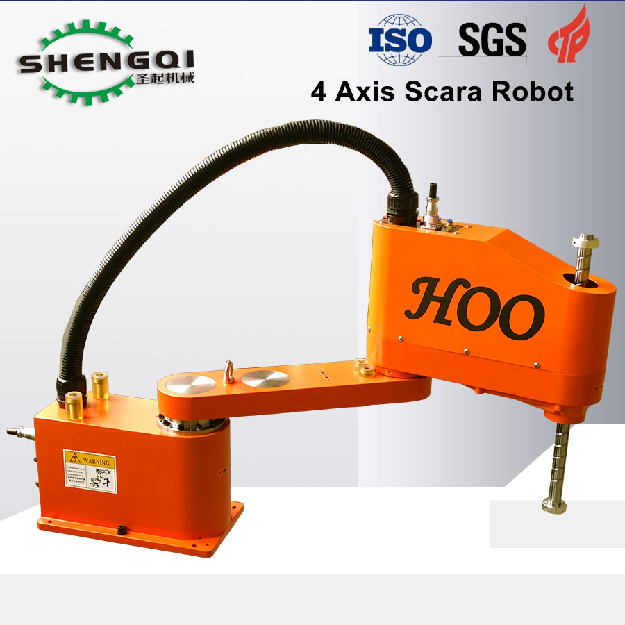 Shanghai Manufactory Desktop Small 4 Axis Scara Industrial Robot Arm