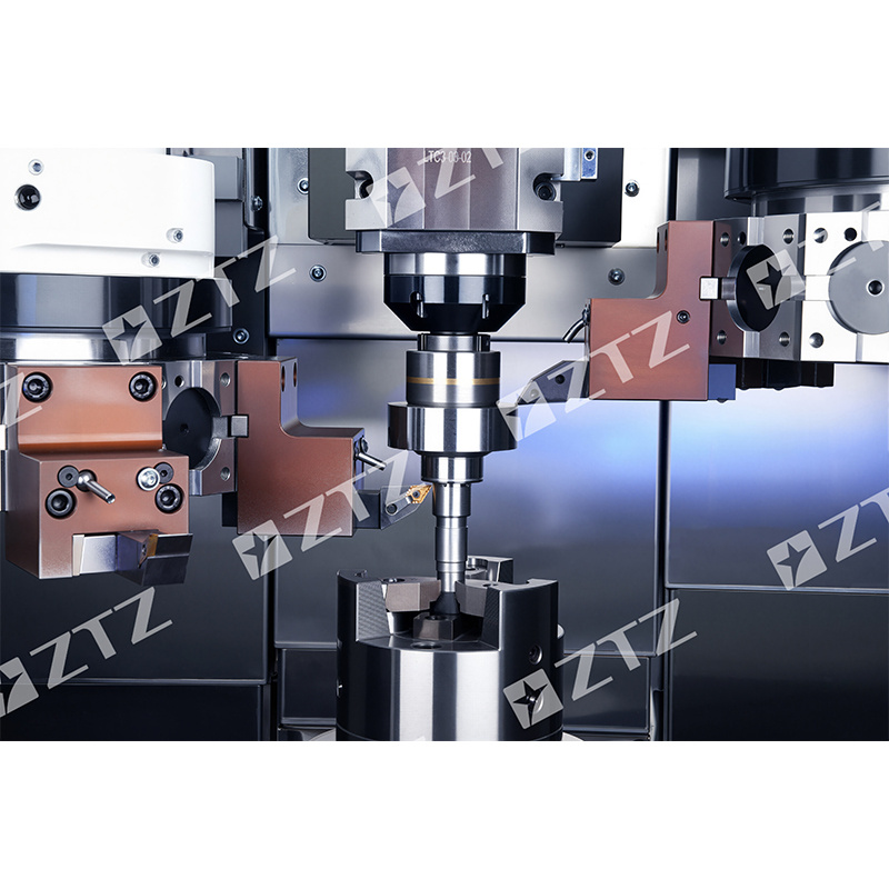 Precision Machining Efficient CNC Double Turret Vertical Lathe