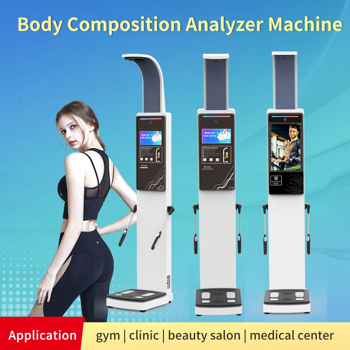 Ultrasonic Fat Mass, Electronic Body Weight Scale Body Fat Analyzer Scale