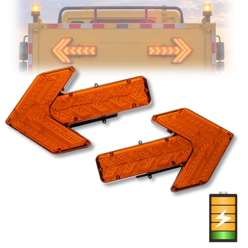 12-36V Rechargeable LED Arrow Warning Light ECE R65 for Agricultural Engineering Vehicle