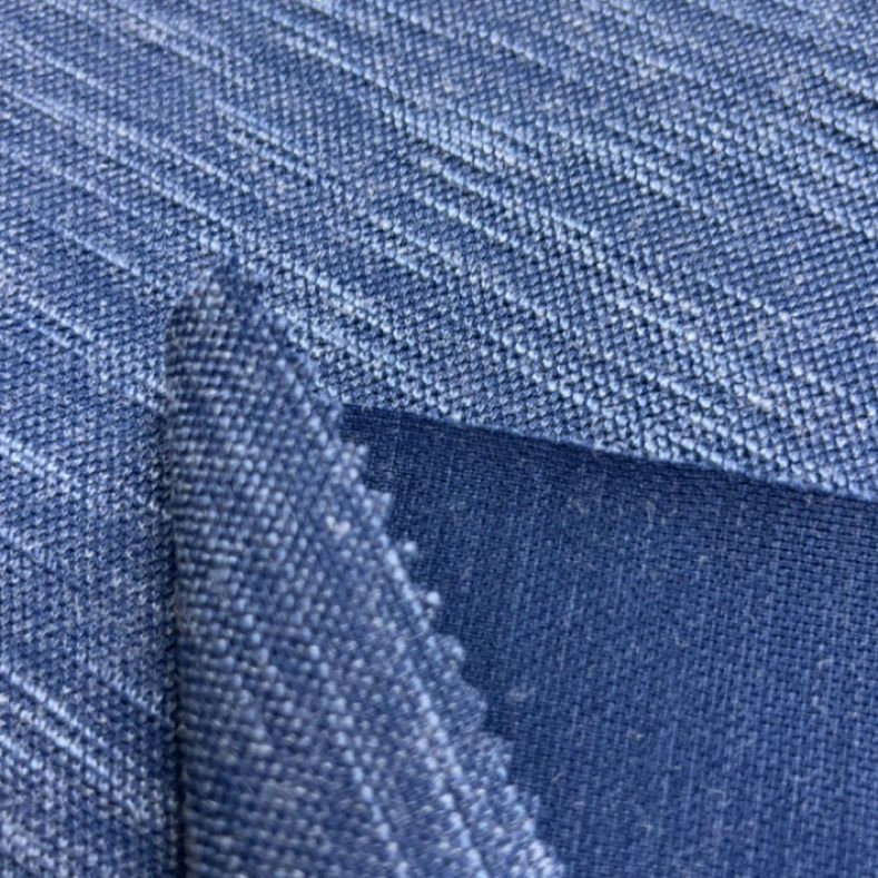 358g Polyester Rayon Slub Coarse Gauge Knitted Fabric for Polo Shirts