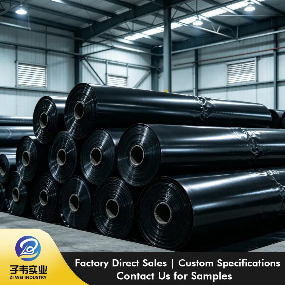 ODM HDPE Geomembrane Waterproof Pond Liner Hydraulic Environmental Mining Agriculture Aquaculture