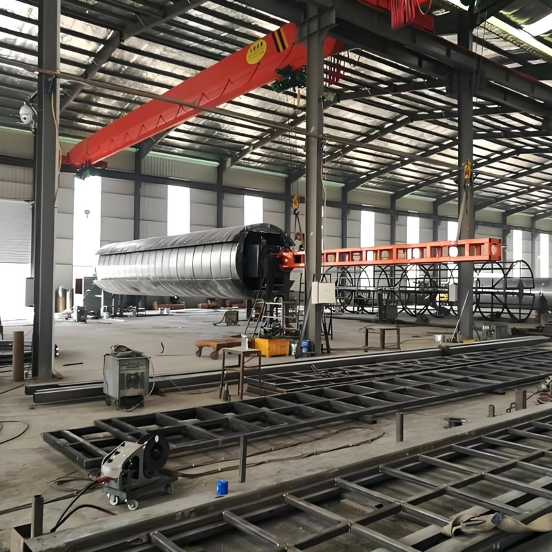 Fiberglass FRP Pipe Winding Machine Whole Set Winding Production Line