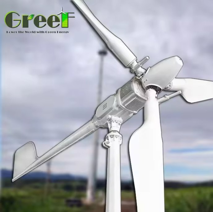5kw 10kw Small Horizontal Axis Wind Power/Energy Solar Wind Hybrid System Wind Turbine for off/on Grid System/Home/Business