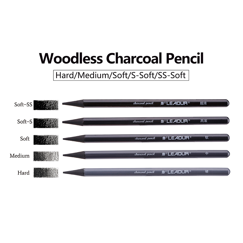 High Concentration Super Concentrated Charcoal Drawing Pencil