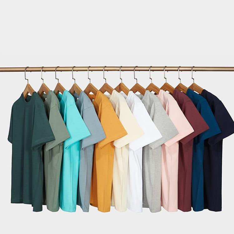 300 GSM Men Cotton Regular Fit Custom Logo High Quality T-Shirt