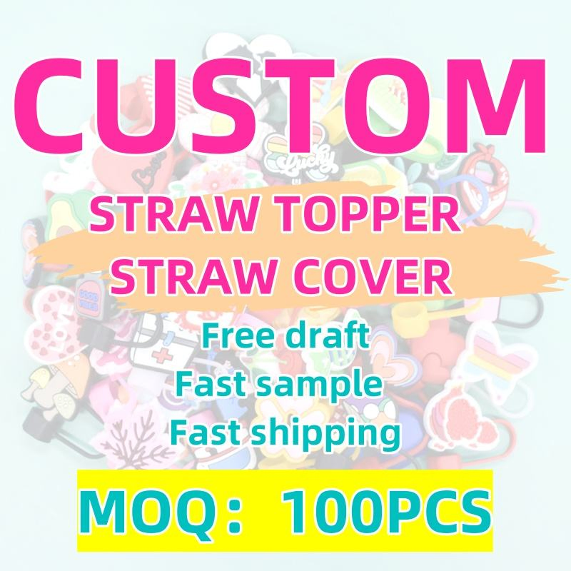 Elegant Floral PVC Rubber Drink Covers for Parties