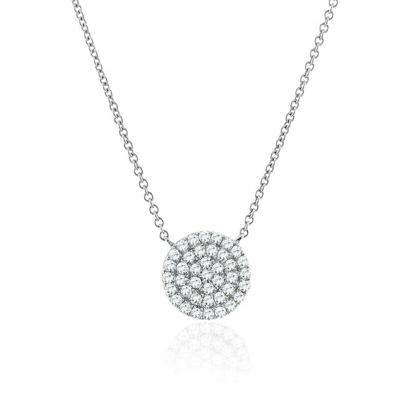 S925 Pure Silver Plated with 14K Gold Star-Shaped Round Necklace for Women French-Style Luxury Collar Chain
