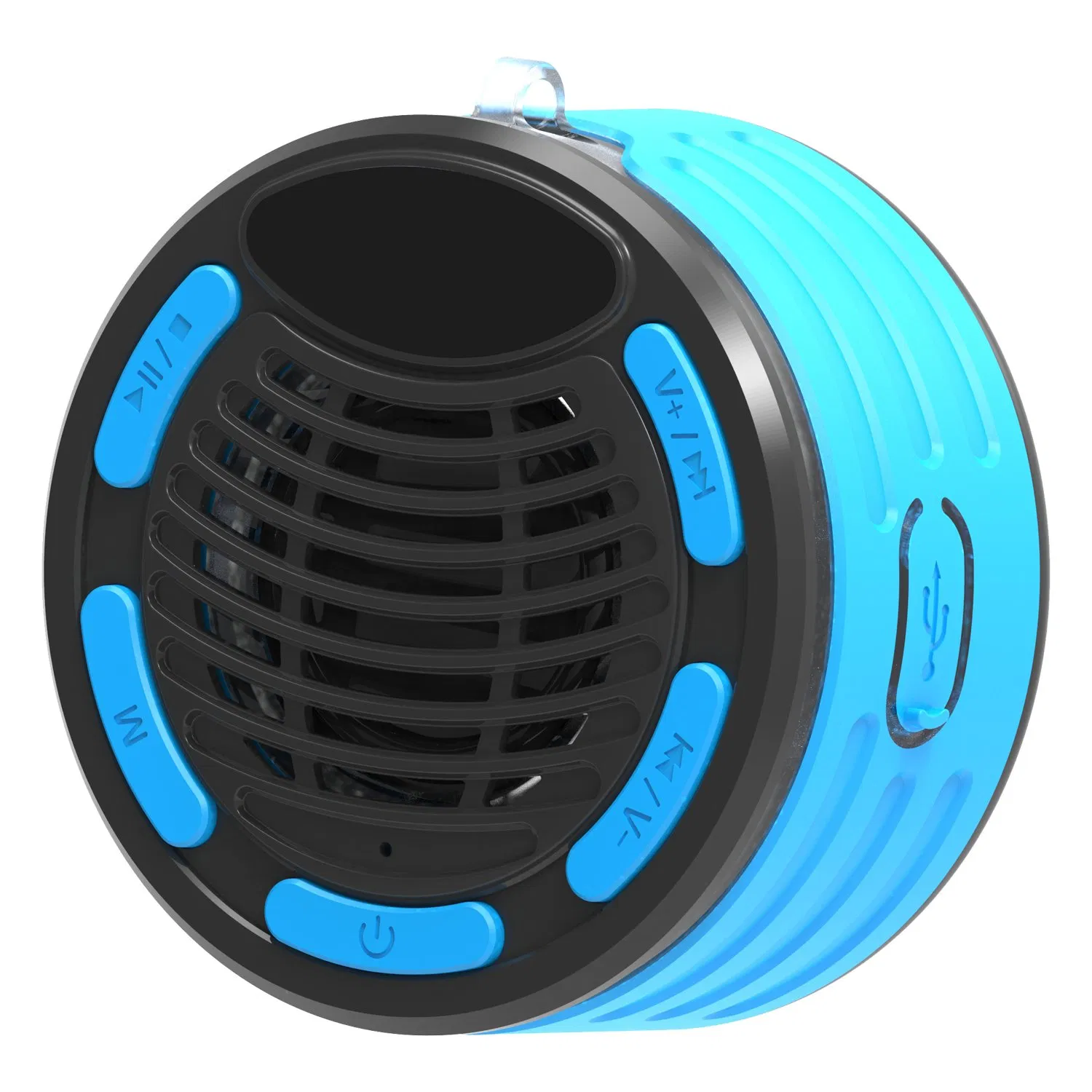 F024 Factory Directly Supply Hot Sale Ipx7 Waterproof Bluetooth Shower Speaker with Suction Cup