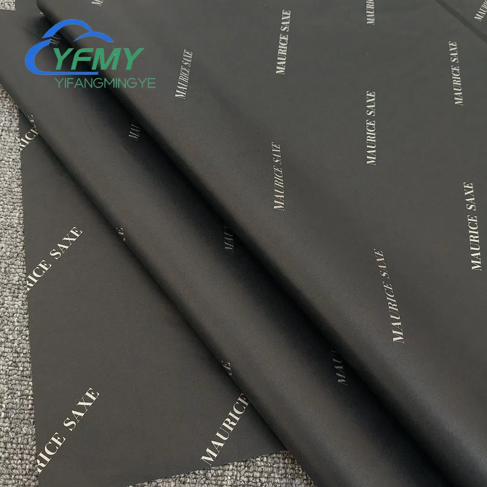 Bulk White Bleached Tissue Paper Sheets with Custom Printed Patterns for Delicate Shoe Handbag Wrapping Paper