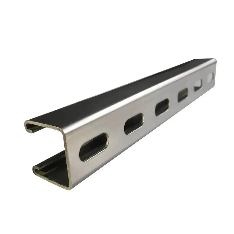 ISO9001 Certificate Custom Size C Channel Solar Power Steel Rail for Ground Solar Panel Mounting Bracket