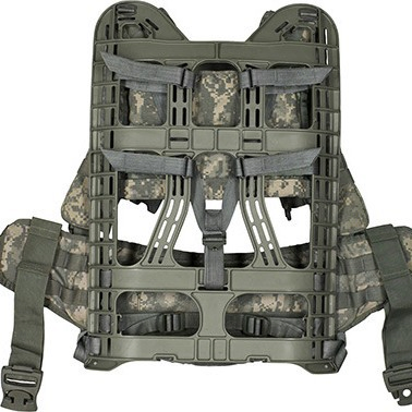 Modular ABS Backpack Frame / External Carrier - Lightweight Plastic Load-Bearing Backplate with Molle System, for Tactical Rucksack, Hiking Backpack & Camping G