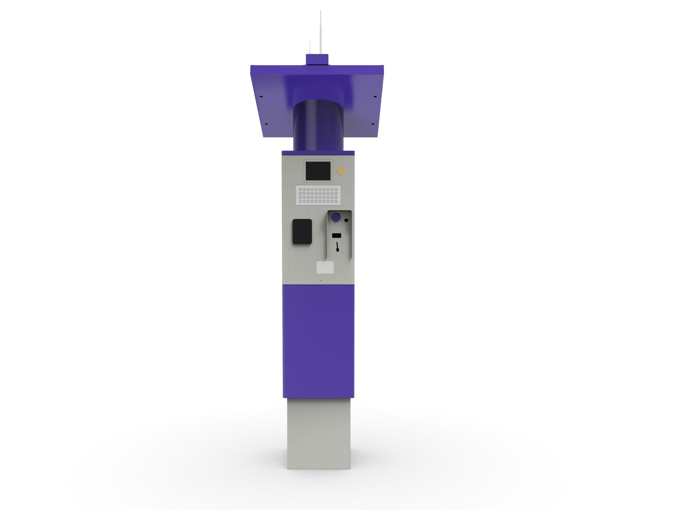 on-Street Parking Pay Stations Coin Operated Meters