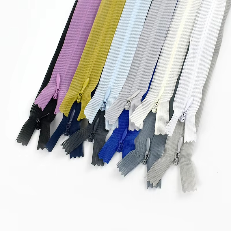 High Quality 25-60cm Garment Bags Sewing Accessories Invisible Zipper Nylon Zippers