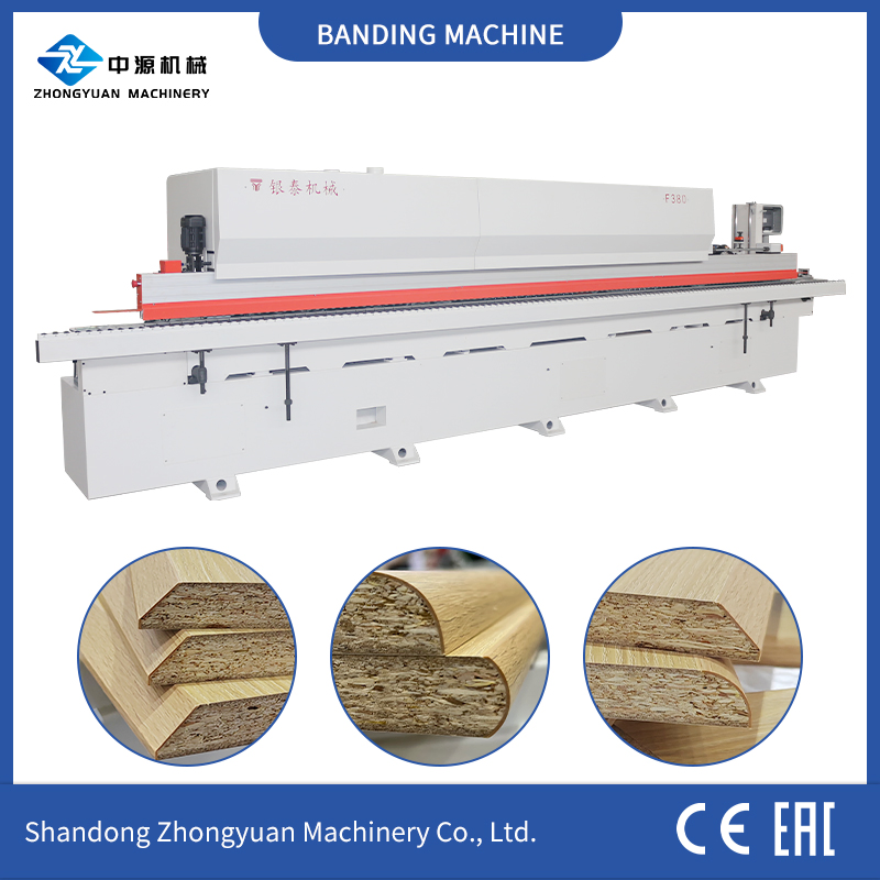 Furniture Arc Edge Bander Bevel Straight PVC 45 Degree Edge Banding Machine