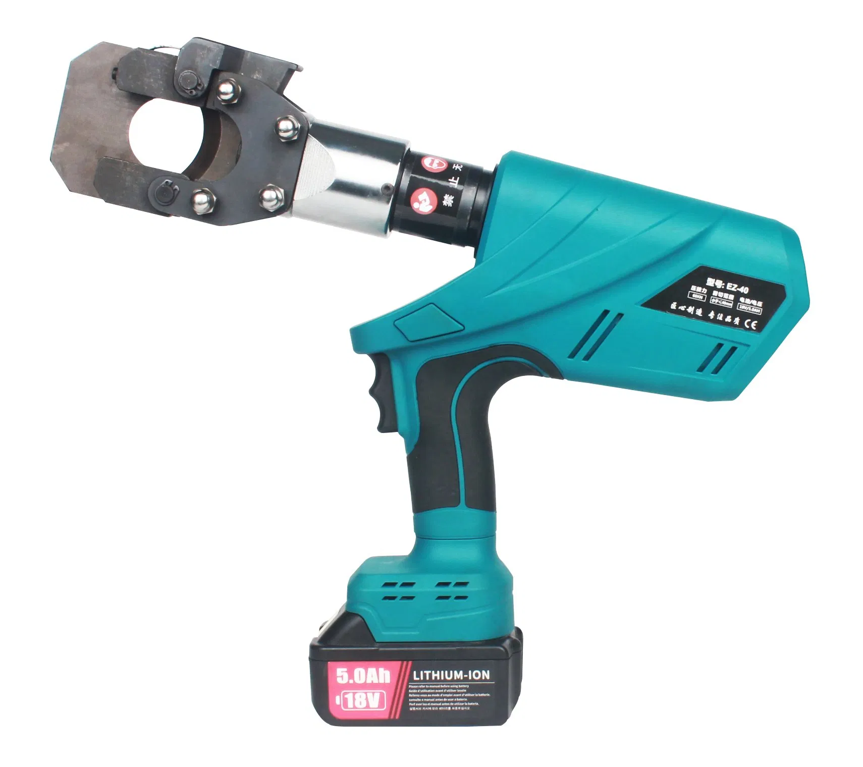 Ez-40 High Performance Battery Aluminum Cutting Best Power Underground Electric Hydraulic Cable Cutter Tool