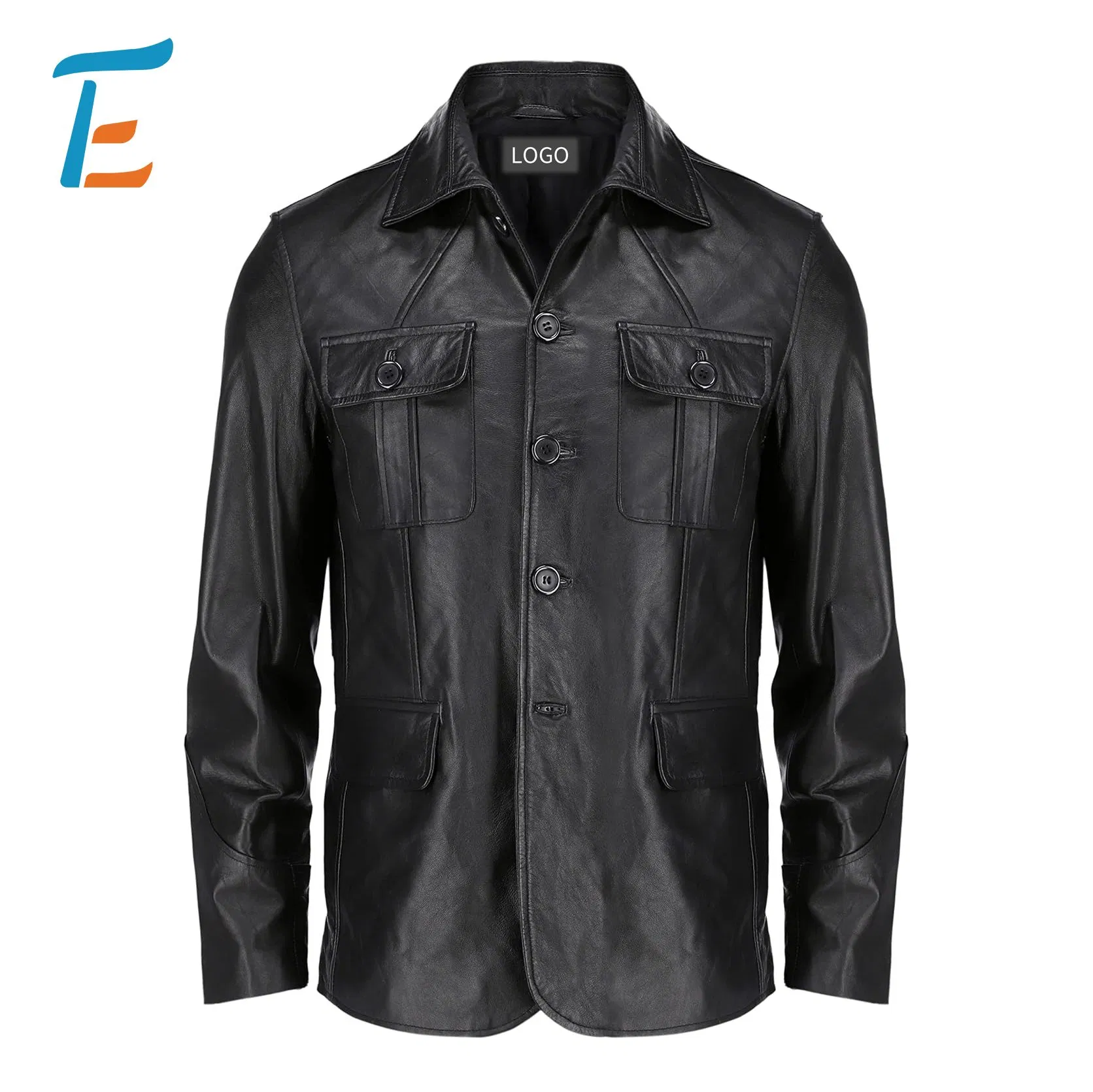 Mens PU Leather Jacket Casual Classic Premium Soft Touch Urban Fashion Jacket