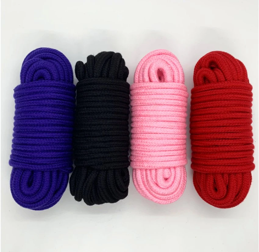 Hot Sale Colorful Sm Sex Ropes Erotic Sex Adults Game Toys Nylon Rope Bondage Restraint for Couples