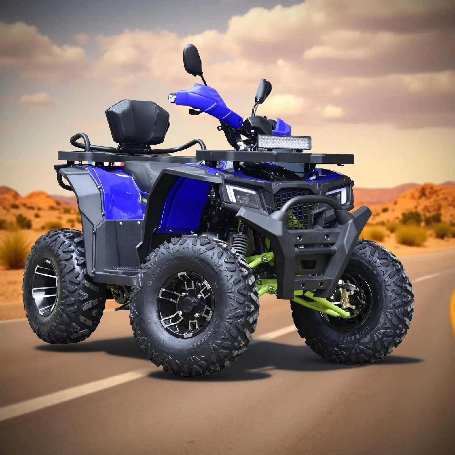 Passionpower Hot Selling 200cc 300cc Quad Bike Popular Chinese Power Engine Wheels Brake Transmission Automatic ATV