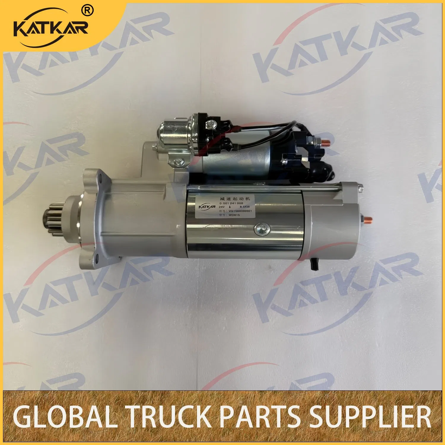 Sinotruk HOWO Vg1560090001 Starter Engine Parts 10 Teech HOWO/Shacman/FAW