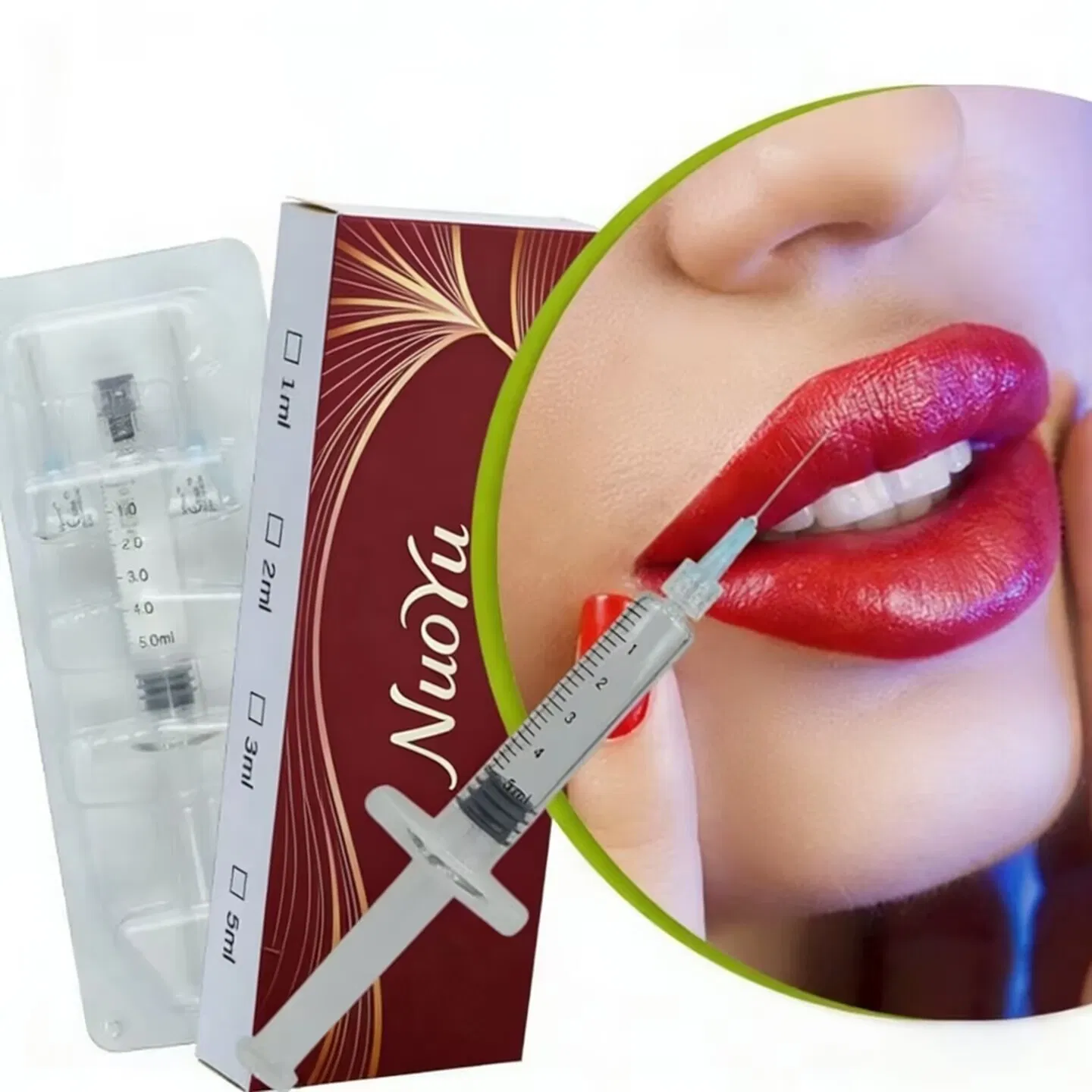1ml Cross-Linked Hyaluronic Acid Filler (Lip Filler) for Lip Plumping