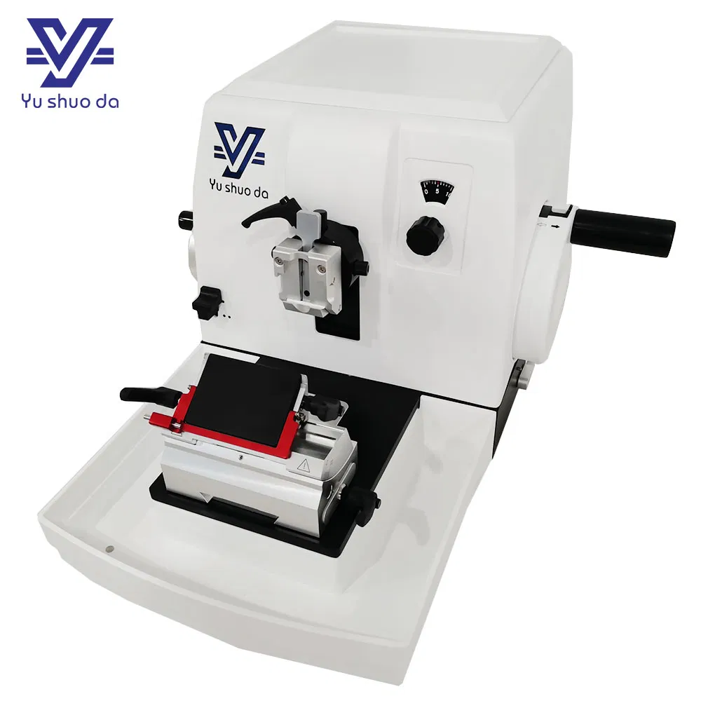 Hospital Pathological Laboratory Tissue Slicing Rotary Manual Paraffin Microtome