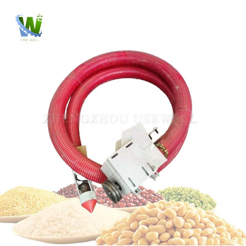 Portable Grain Vacuum Conveyor Machine Corn Wheat Rice Loader with 10m 12m Suction Pipe