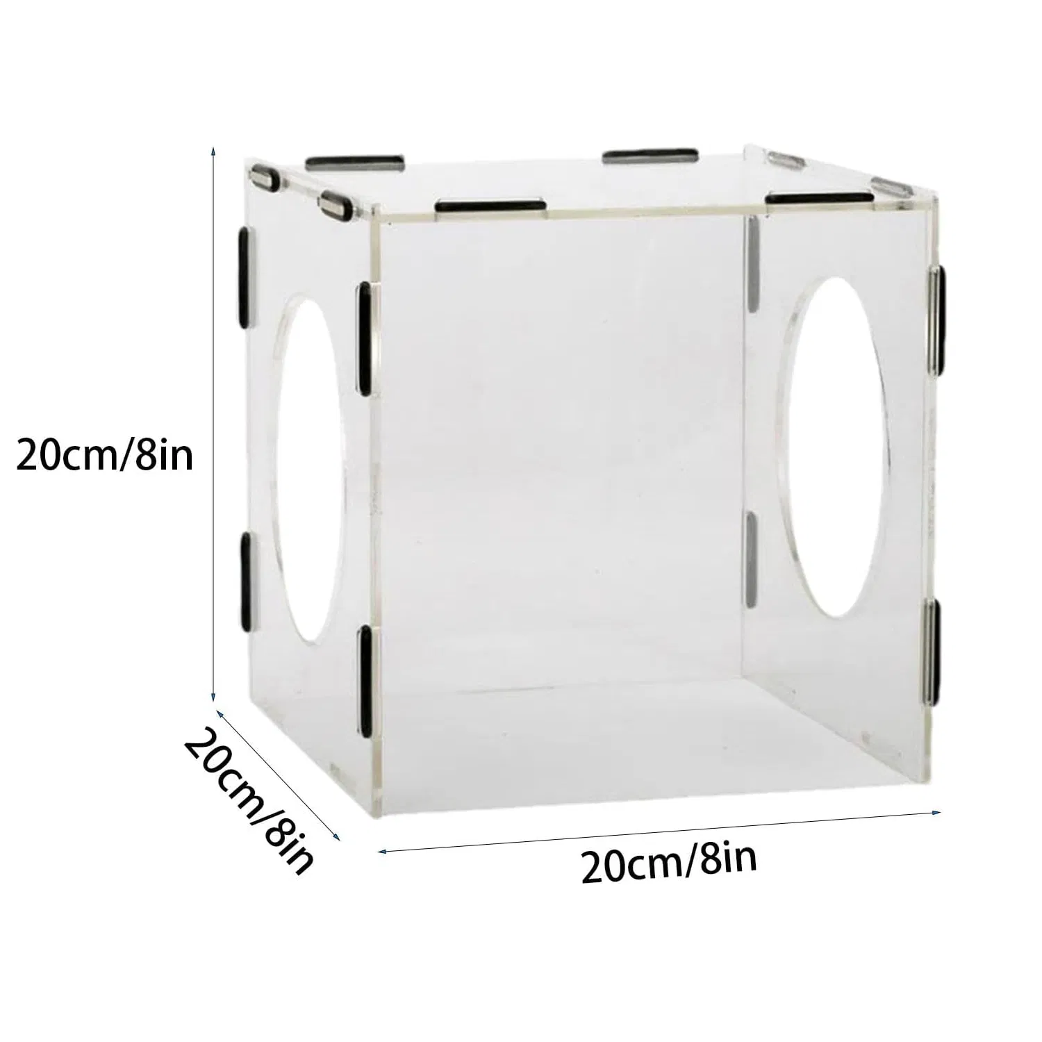 Transparent Acrylic Splash-Proof Dust Collecting Box for Manual Grinding Workshop