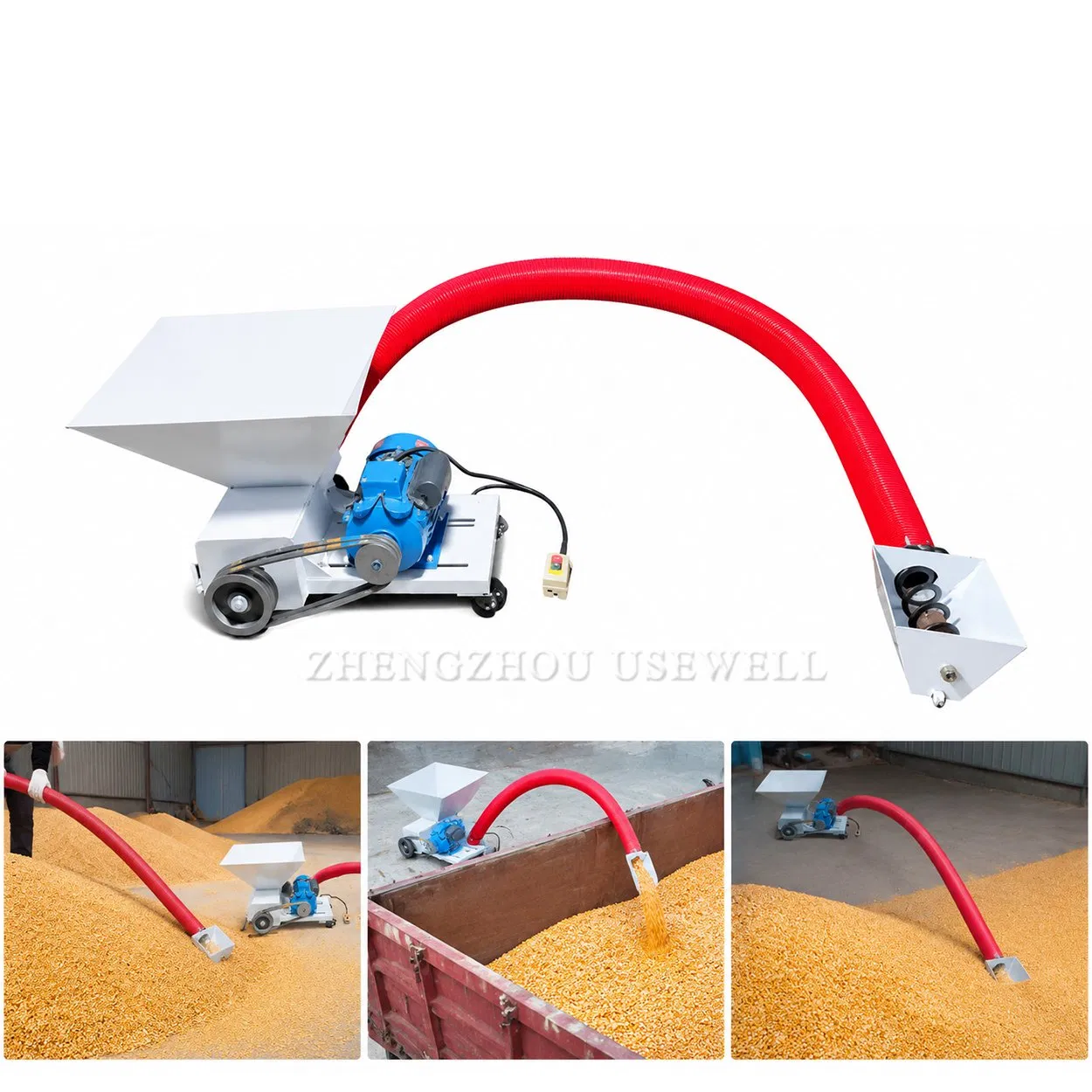 Factory Direct Grain Suction Machine 4-6t/H Agricultural Grain Conveyor