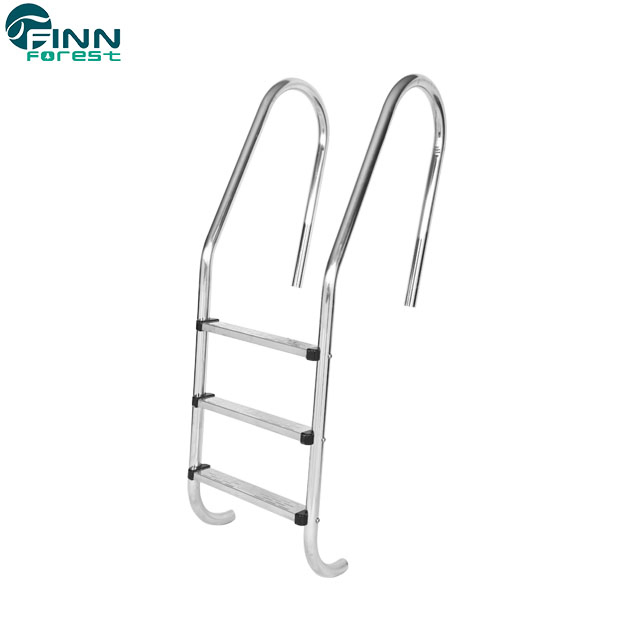 Anti-Slip Safe Solid Durable Stainless Steel Swimming Pool Ladders with Handrail