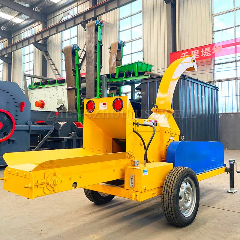Commercial Tree Chipper Machine for Large Branches Logs and Green Waste Recycling