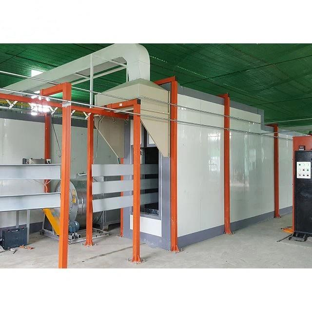 Hongyuan Powder Coating Curing Oven with Air Curtain for Powder Coating Line