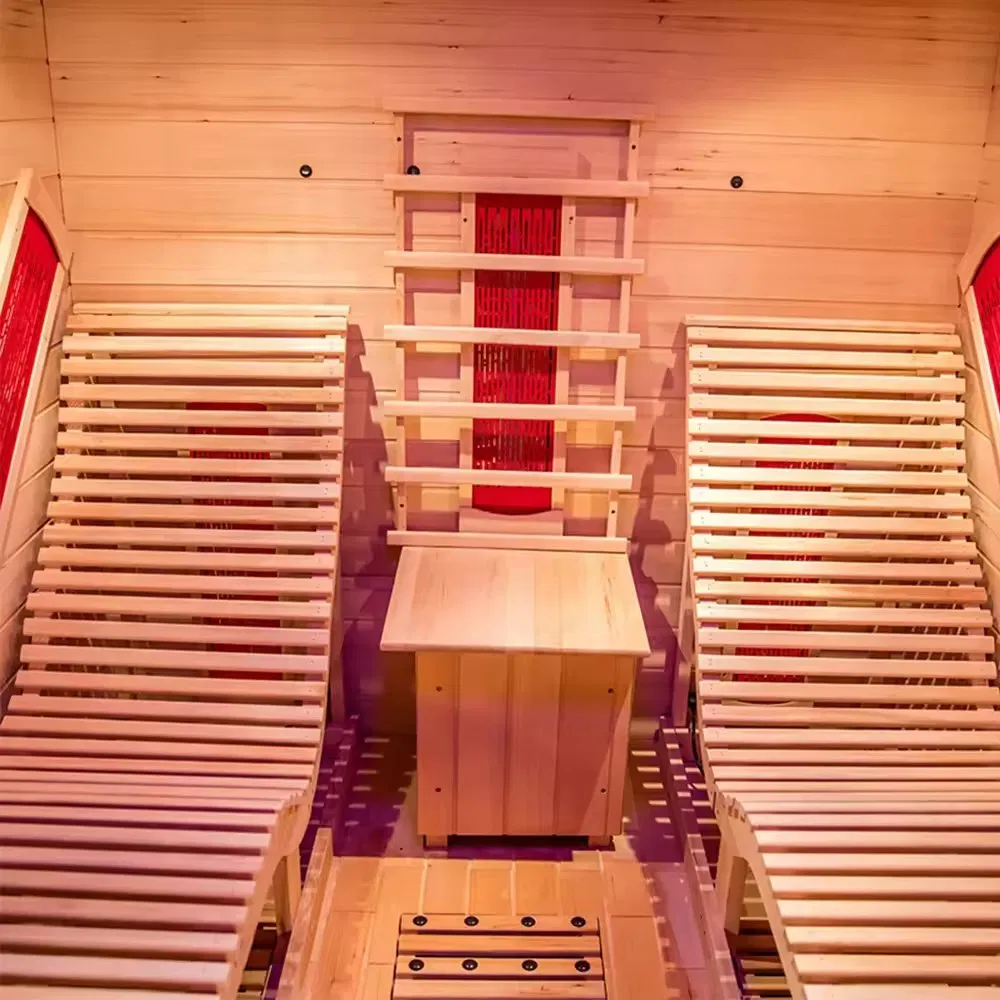 Premium 2-Person Far Infrared Sauna Cabin for Relaxation